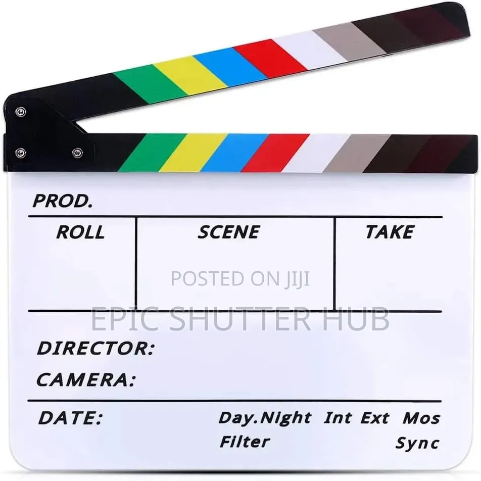 Movie Film Video Clapboard Director's Cut Action Clapper Board