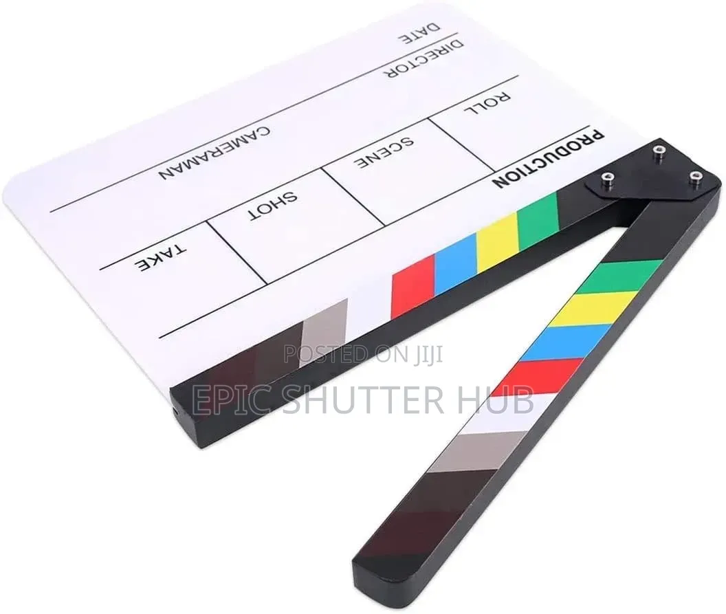 Movie Film Video Clapboard Director's Cut Action Clapper Board