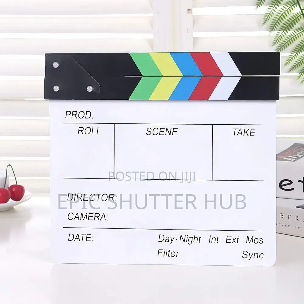 Movie Film Video Clapboard Director's Cut Action Clapper Board
