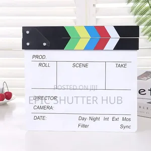 Movie Film Video Clapboard Director's Cut Action Clapper Board