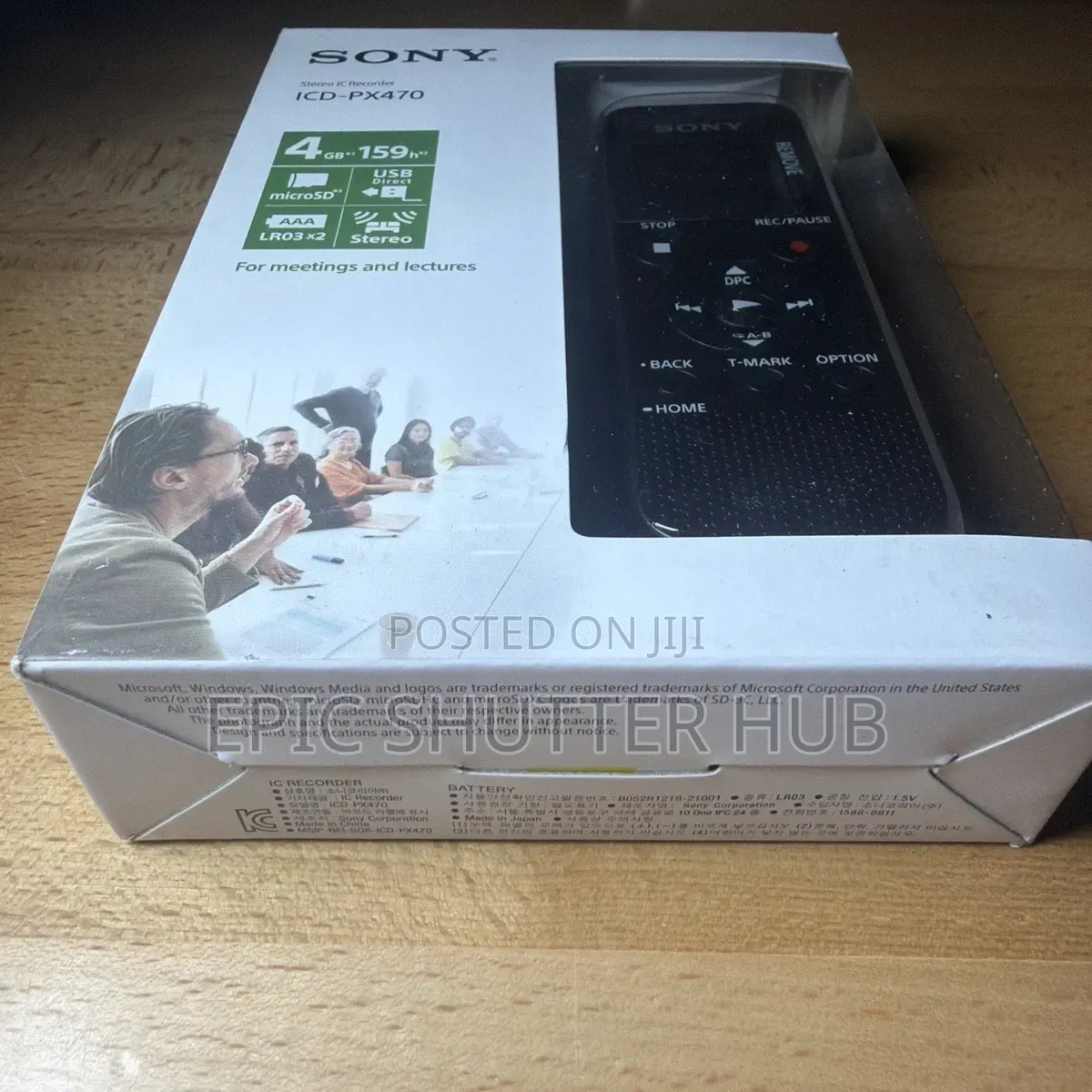Sony Icd-px470 Stereo Digital Voice Recorder