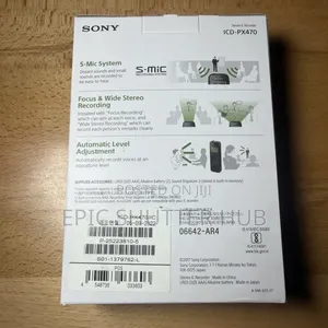 Sony Icd-px470 Stereo Digital Voice Recorder