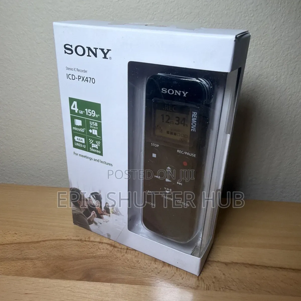 Sony Icd-px470 Stereo Digital Voice Recorder