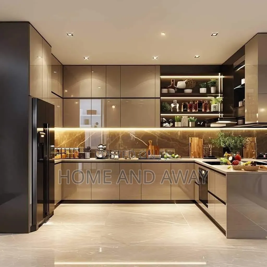 Modern Design Kitchen Cabinets From 1,000,000/- Per Running Meter