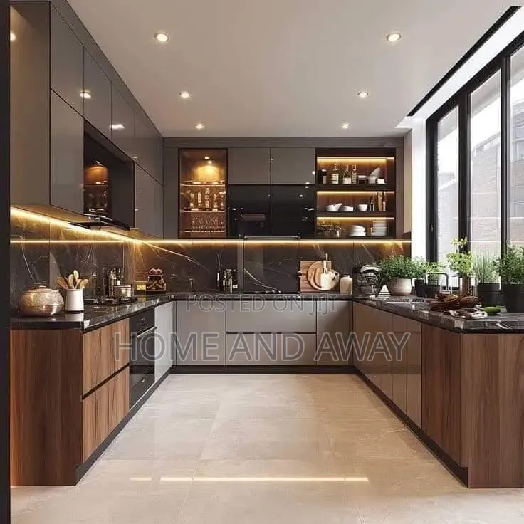 Modern Design Kitchen Cabinets From 1,000,000/- Per Running Meter