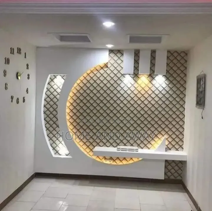 Gypsum Entertainment Tv Wall Units
