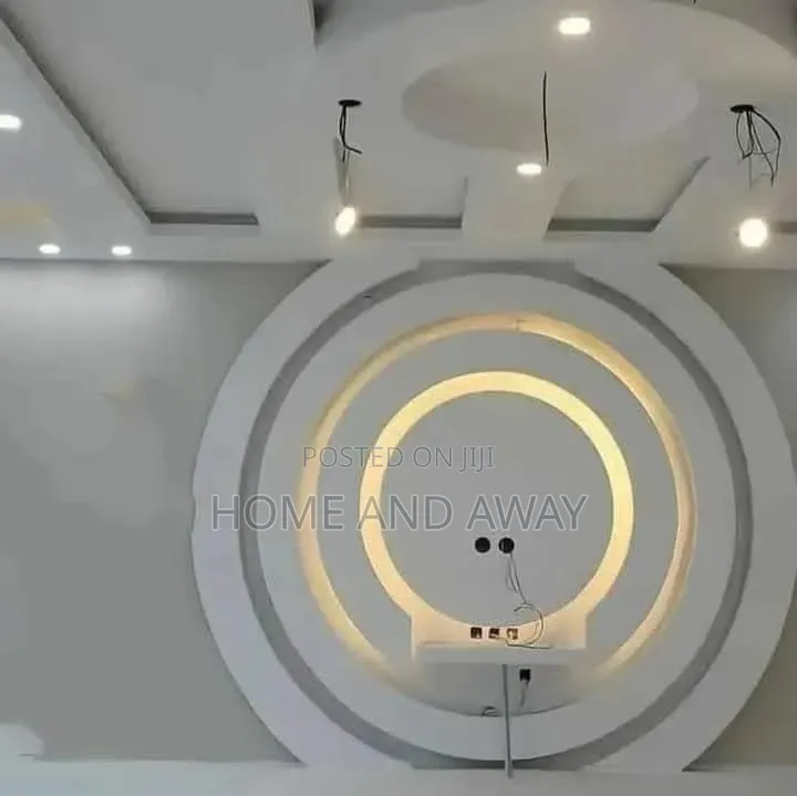 Gypsum Entertainment Tv Wall Units