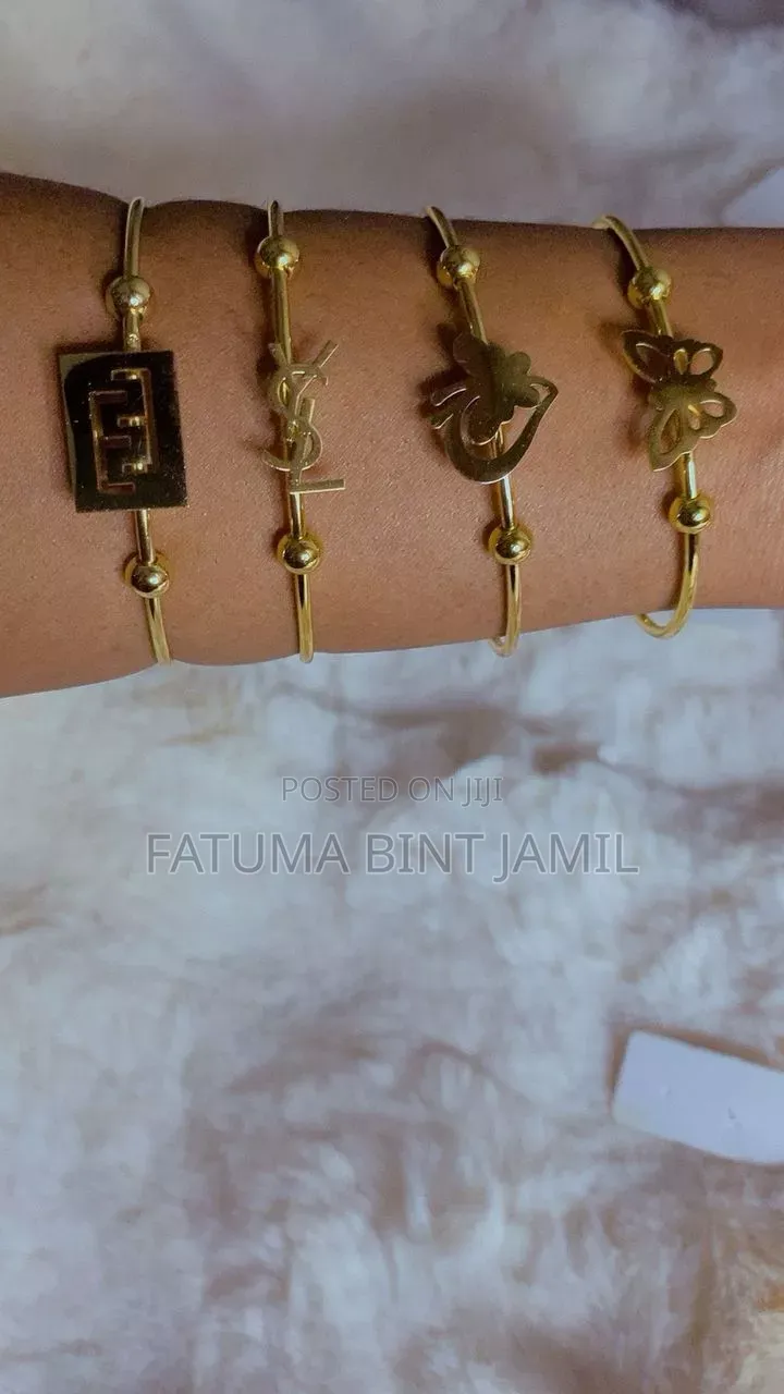 Golden Designer Inspired Cuff Bangle