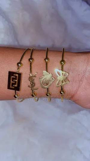 Golden Designer Inspired Cuff Bangle