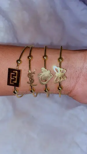 Golden Designer Inspired Cuff Bangle