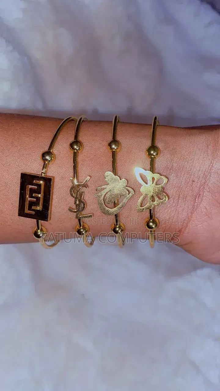 Golden Designer Inspired Cuff Bangle