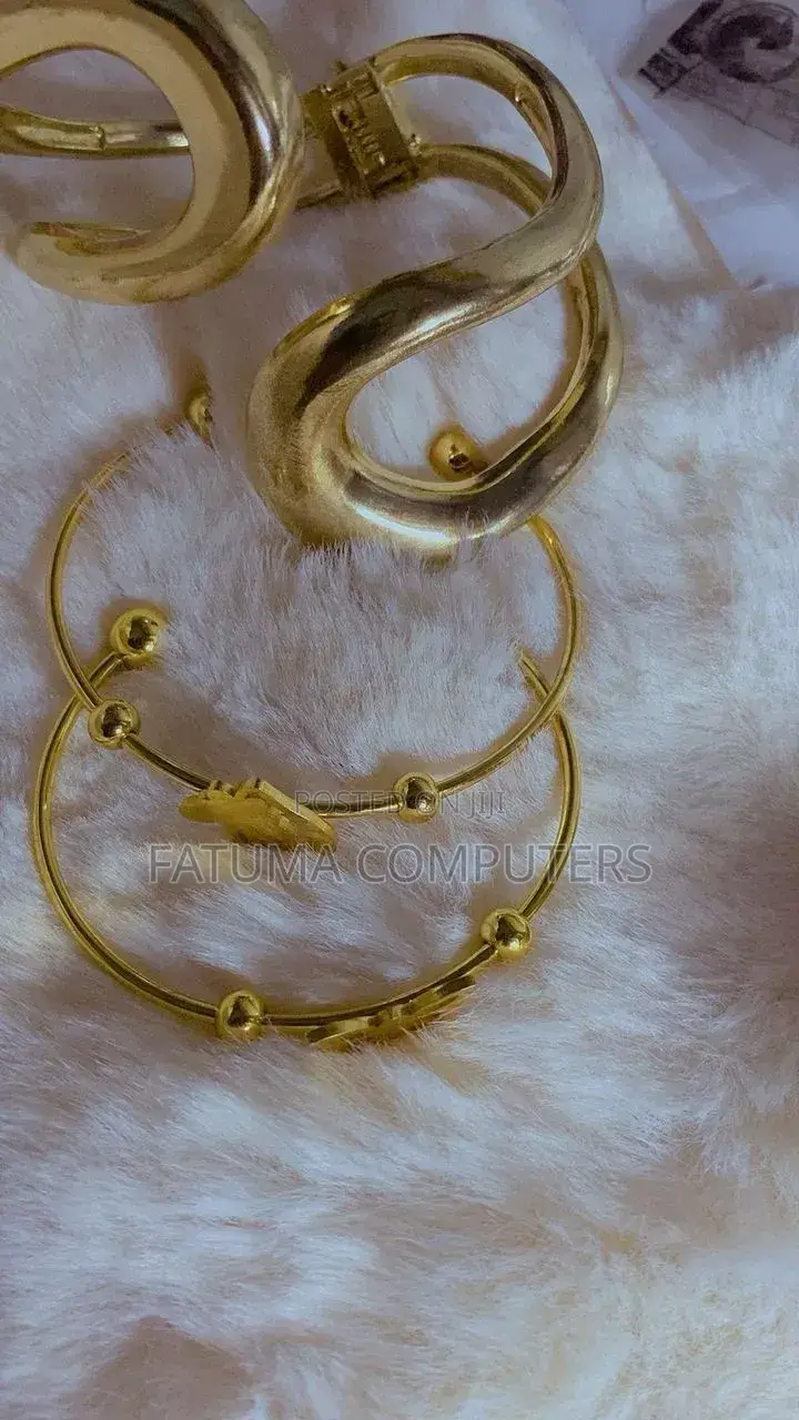 Golden Designer Inspired Cuff Bangle