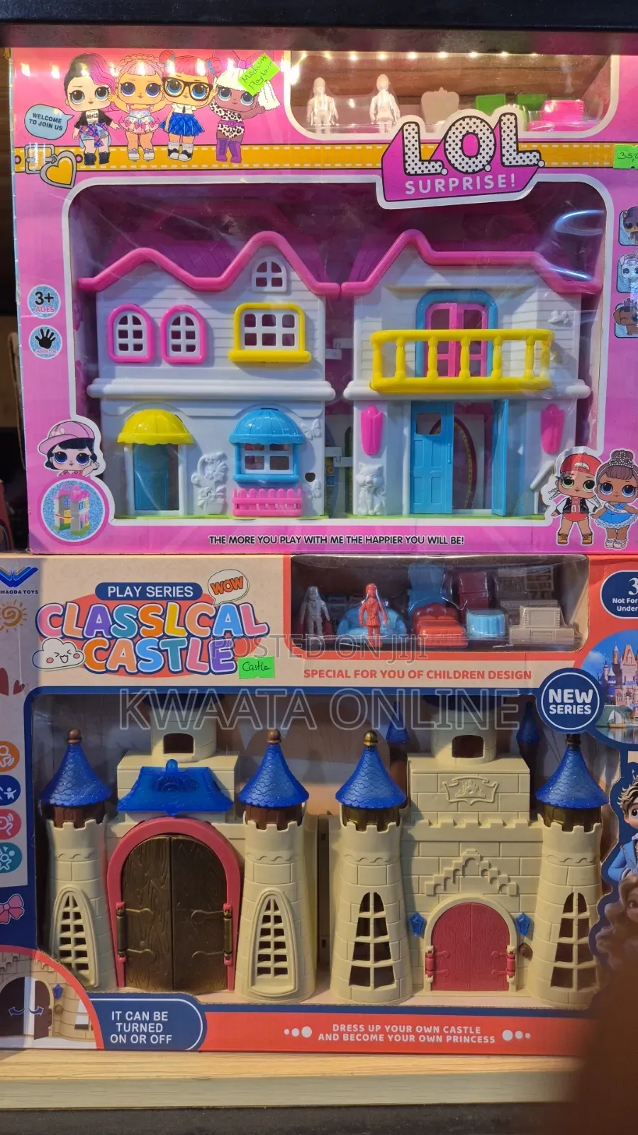 Doll House Set for Kids With Bed Room, Kitchen Furniture Set