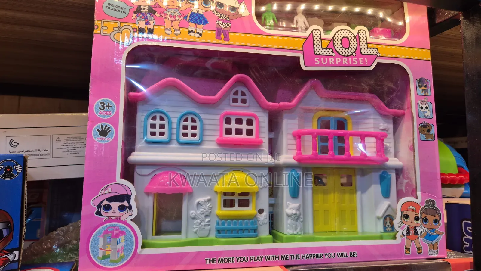 Doll House Set for Kids With Bed Room, Kitchen Furniture Set