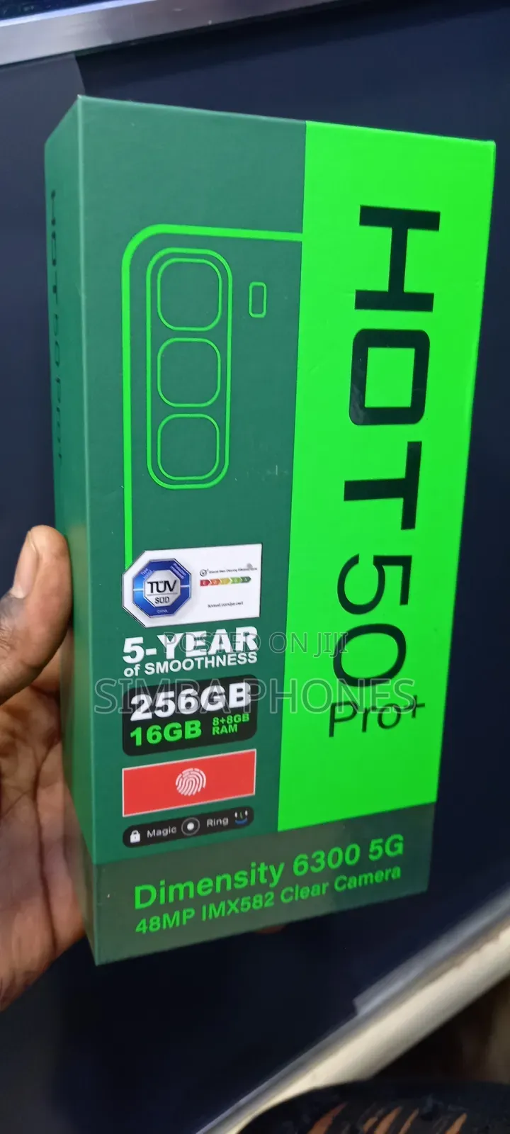 New Infinix Hot 50 Pro+ 4G 256 GB Silver