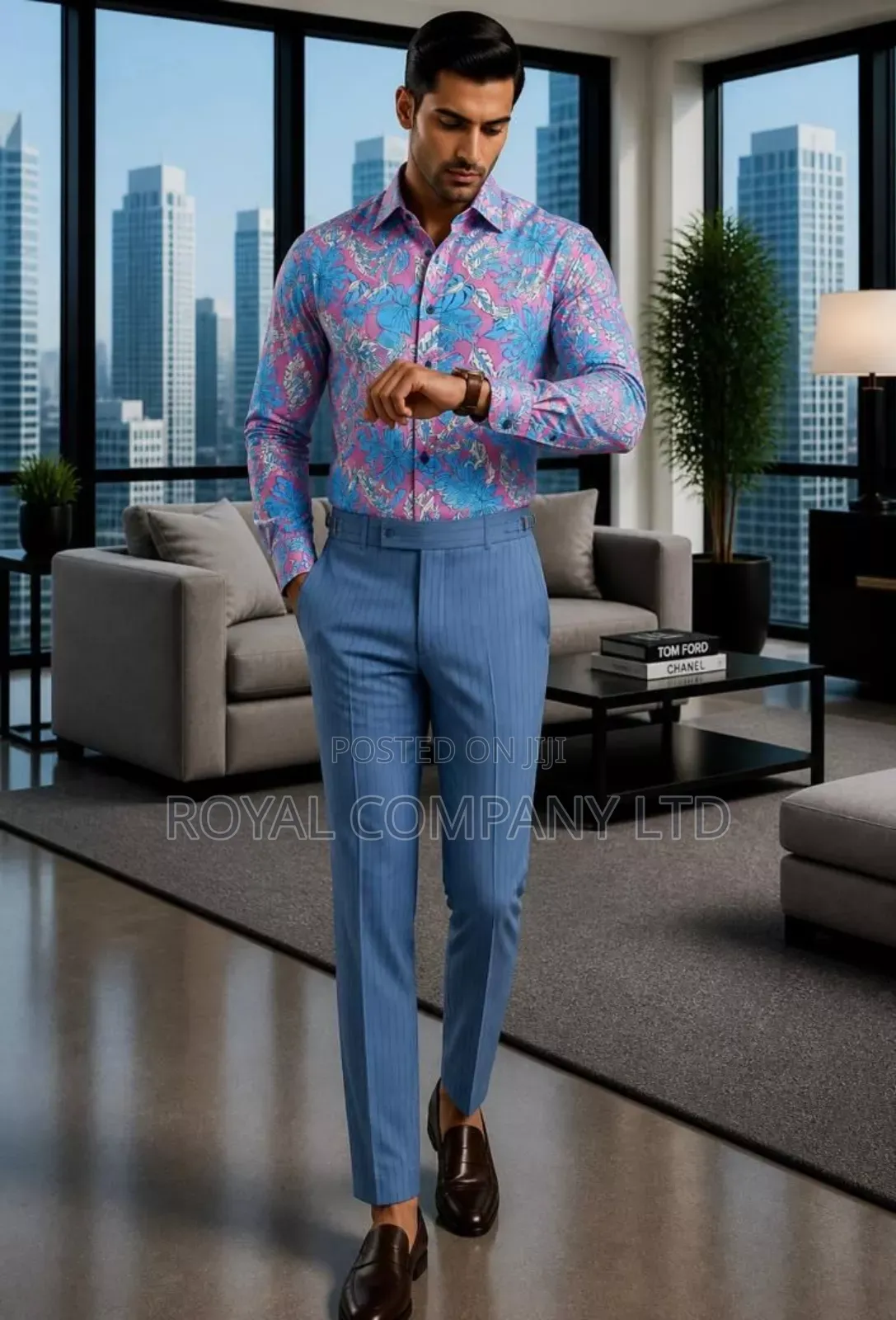 Casual Shirt Slim Fit With Trouser