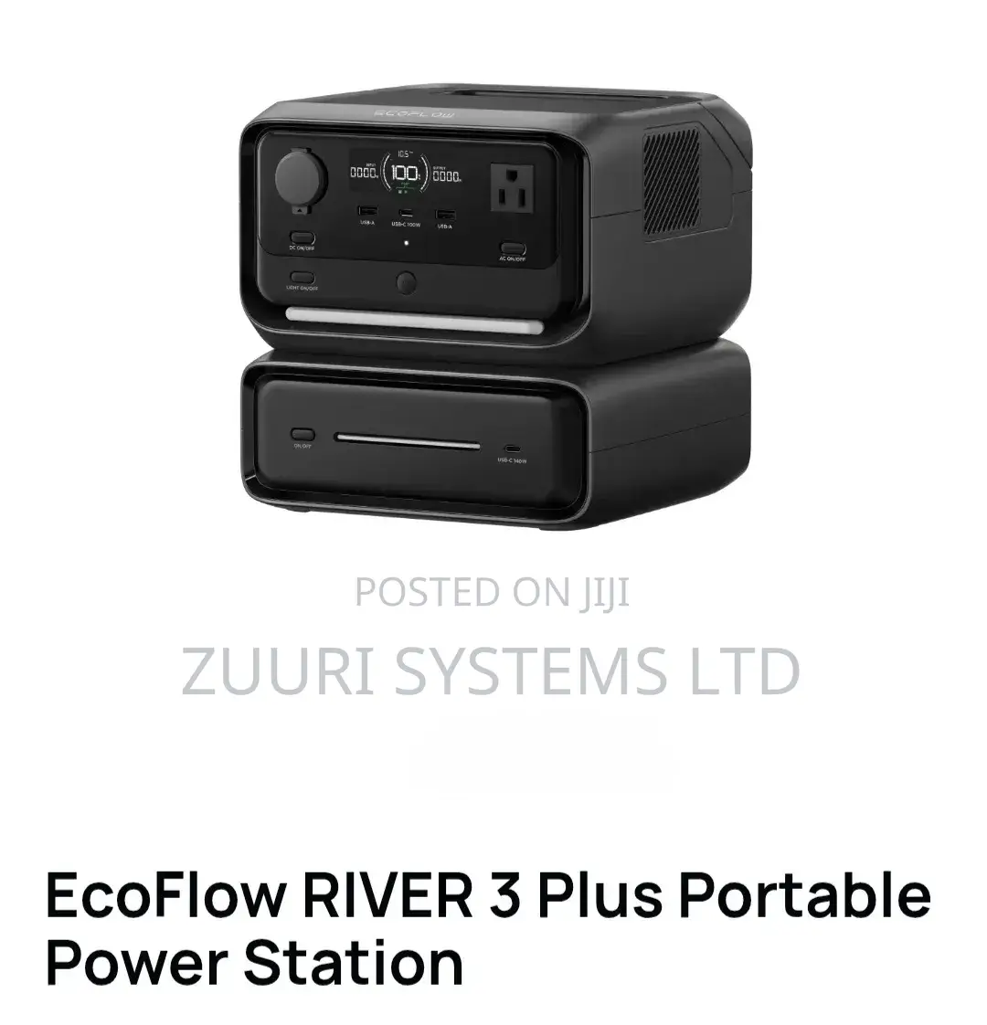 Ecoflow Portable Power Station River 3 Plus, 286wh/12800mah