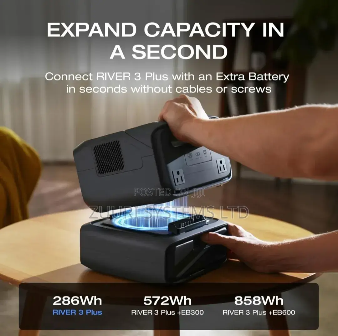 Ecoflow Portable Power Station River 3 Plus, 286wh/12800mah