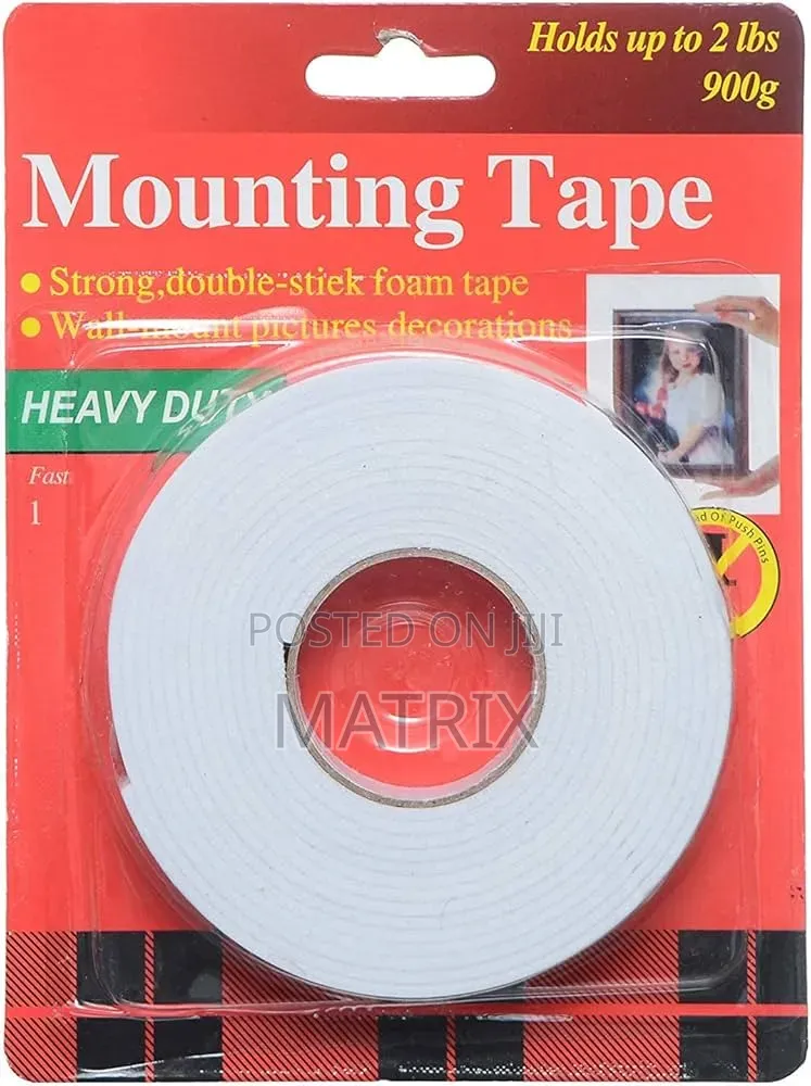 Heavy-Duty Double-Sided Foam Mounting Tape