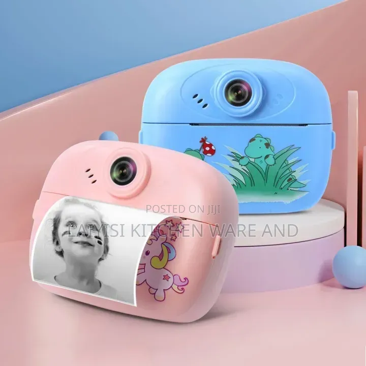 Instant Print Camera For Kids, Dual Selfie Digital Camera Hd Videos