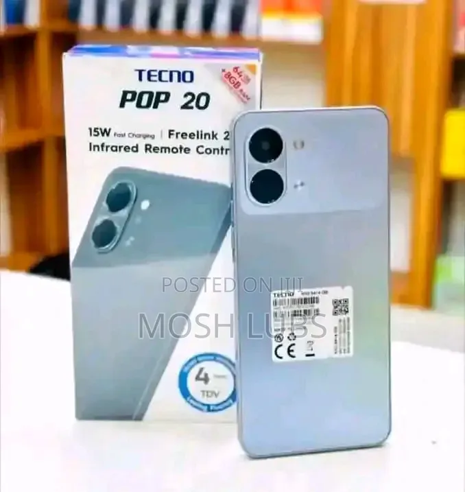 New Tecno Pop 20 128 GB Gray