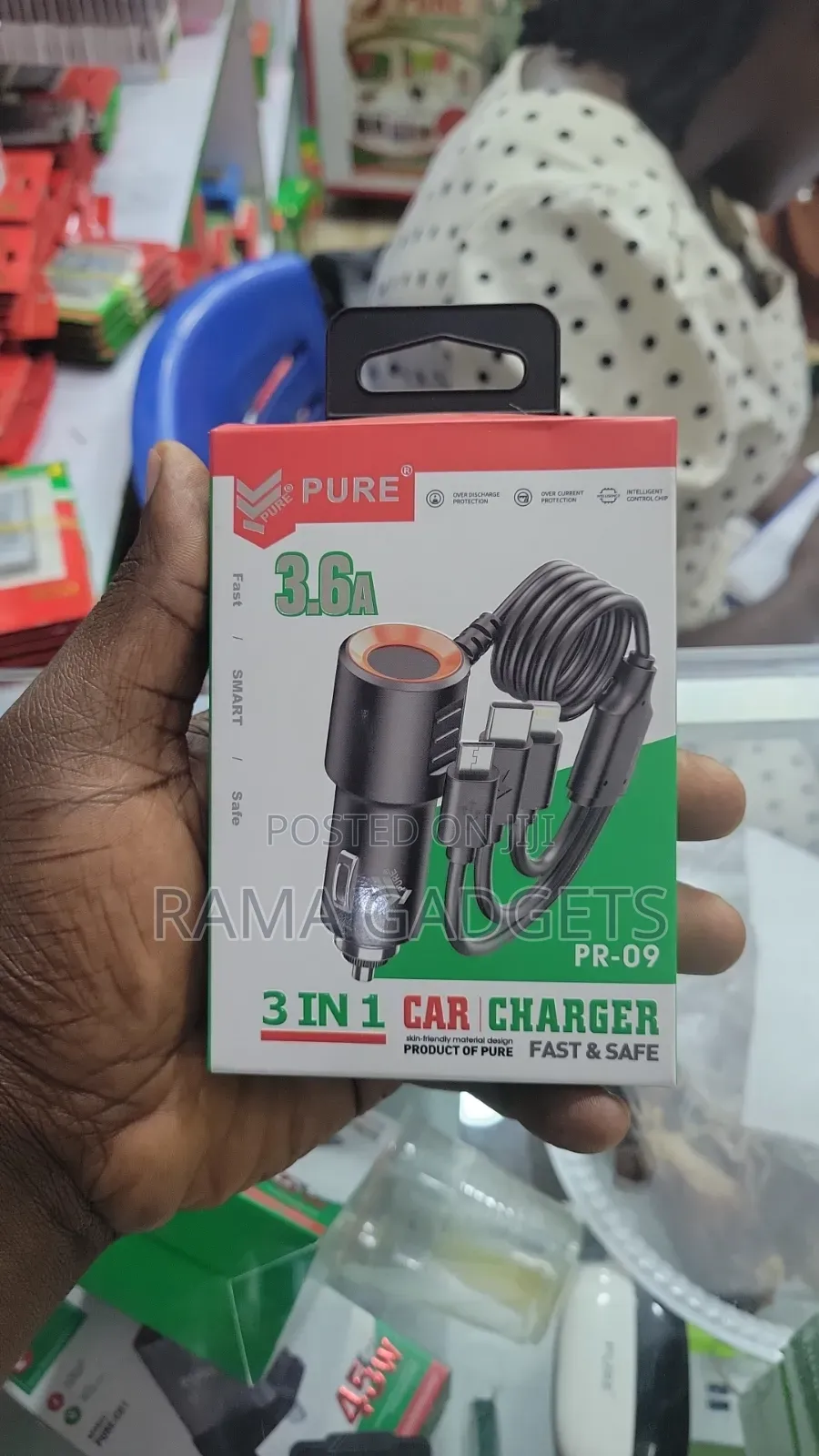 Pure Pr-09 3-in-1 Car Charger