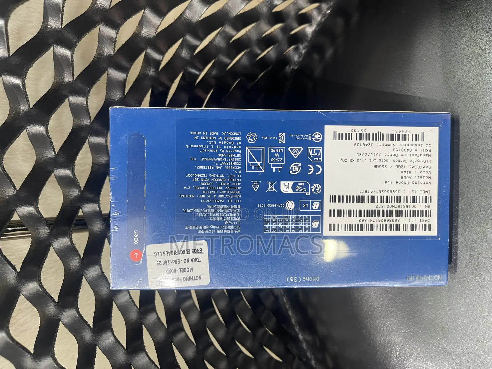 New Nothing Phone 3a 256 GB Blue