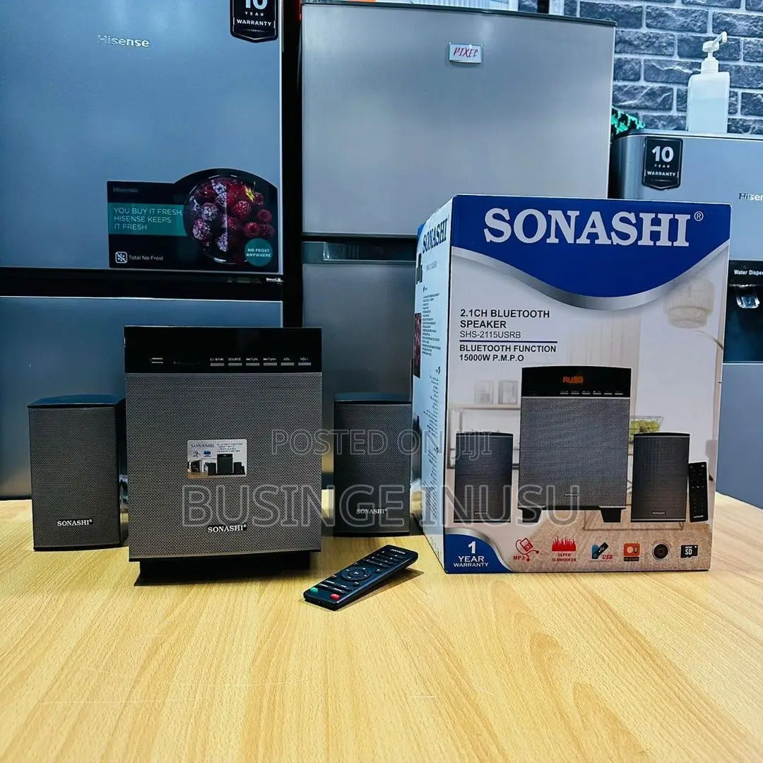 Brand New Sonachi 2.1ch Woofer/ Sound Bar Available