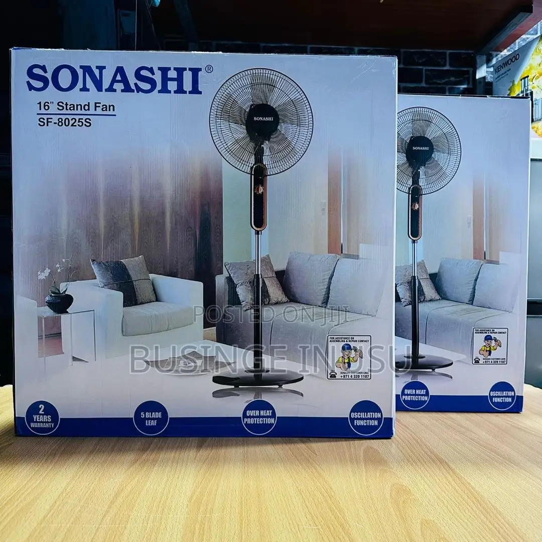 Brand New Sonashi 16 Stand Fan Available