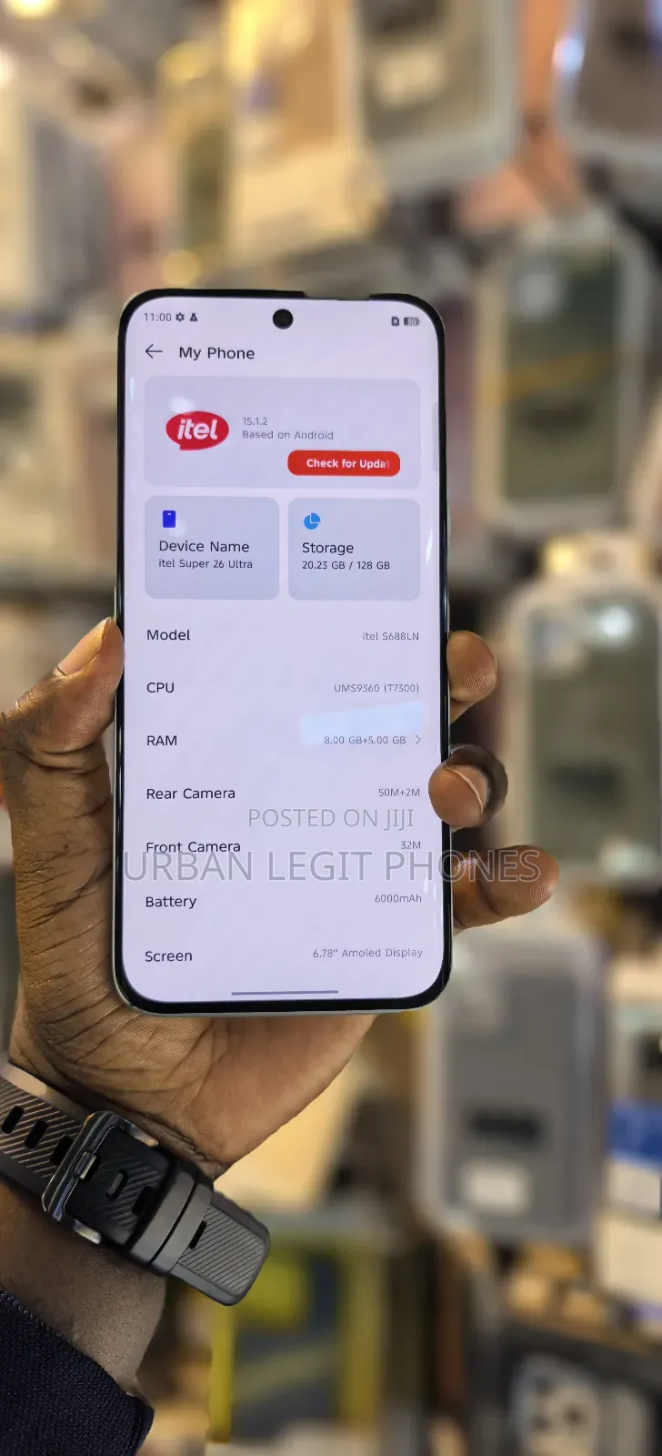 Itel Super 26 Ultra 128 GB White