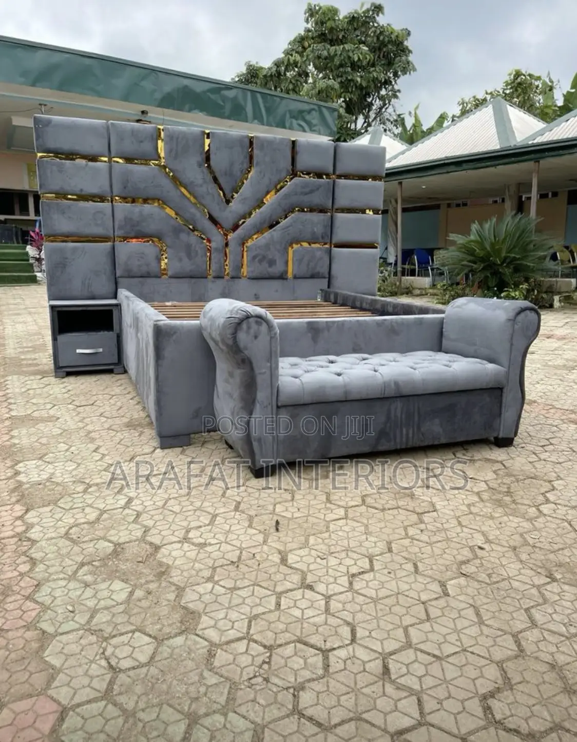 Arafat Gold Royale Bed Set 