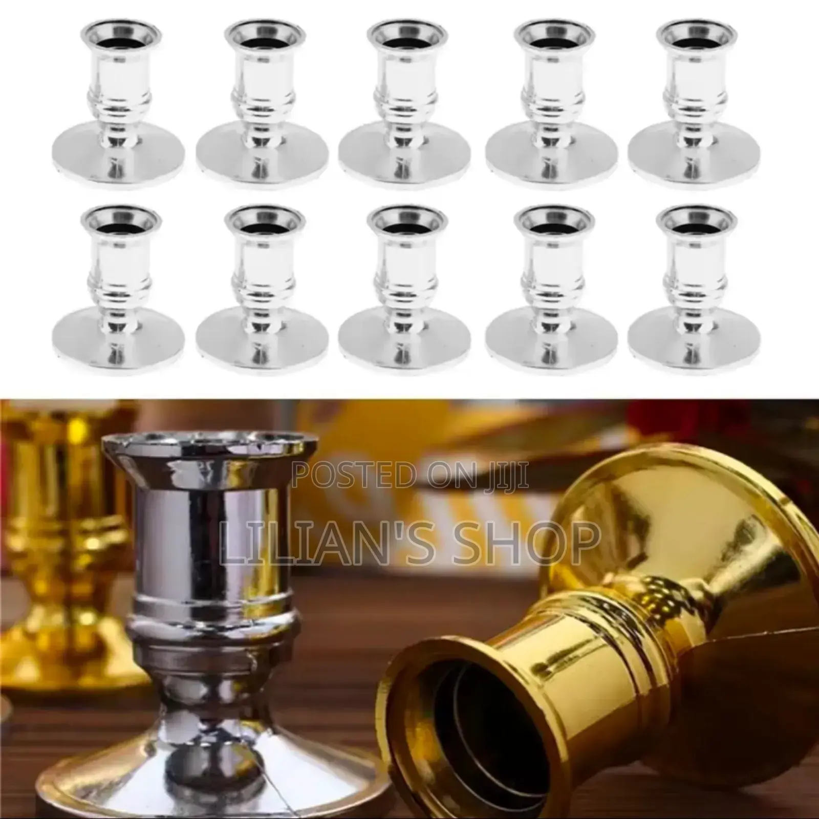 12pcs Fire Resistance Candle Holdersm