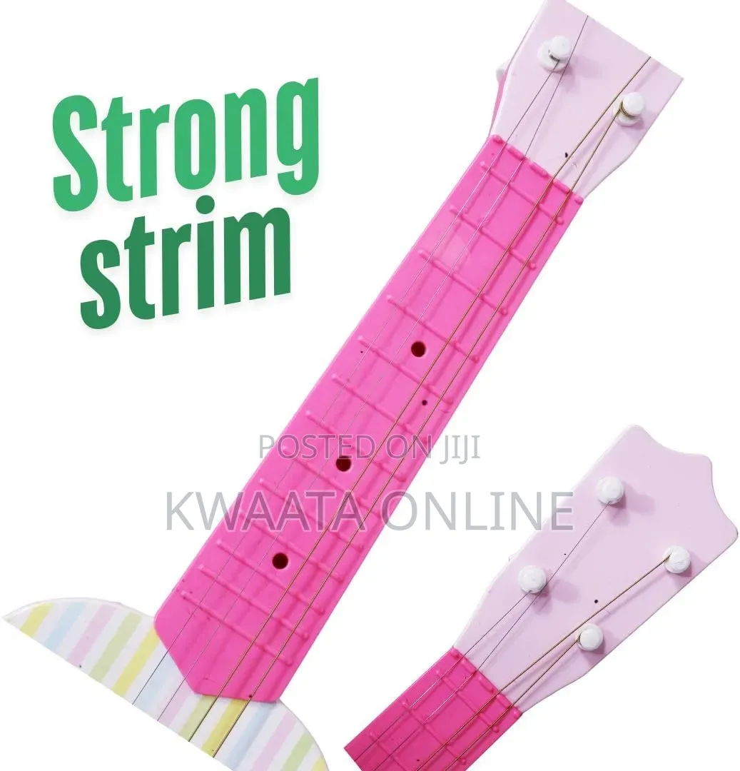 Kids Toy Guitar Musical Instrument, 4 String Thin Frets Low String