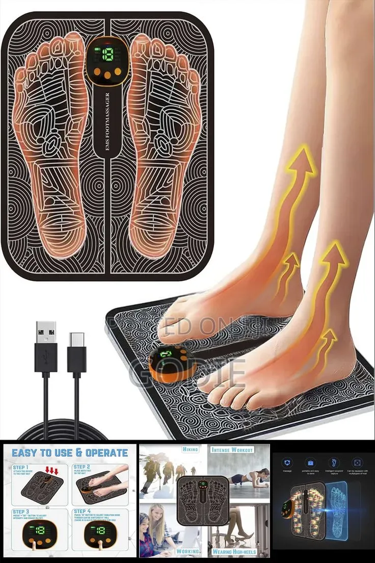 An Electric Ems Foot Massager Mat
