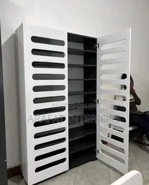 White Slat Wardrobe 