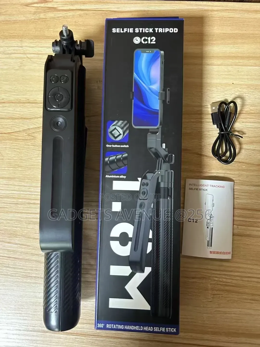 C12 Ai Tracking Tripod Selfie Stick.