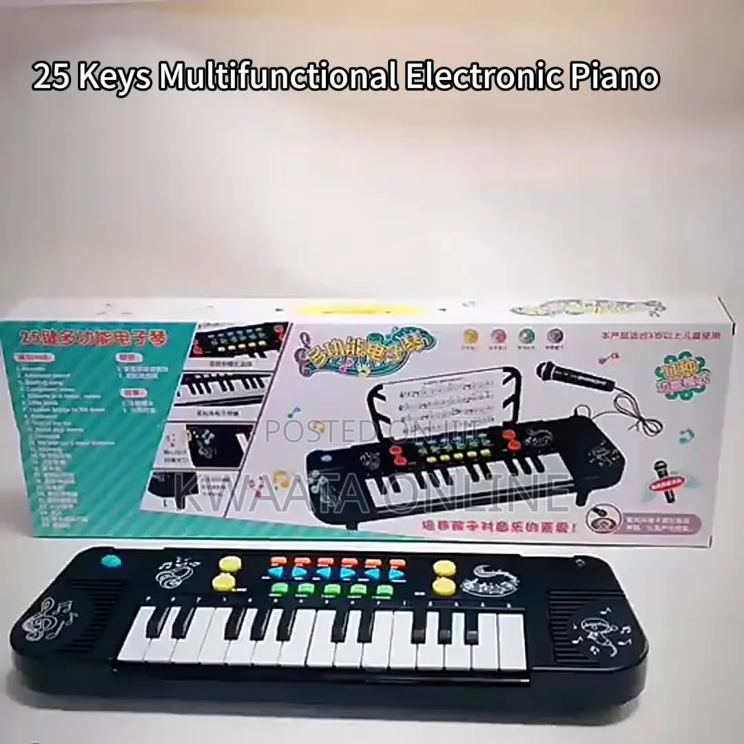 25 Keys Electronic Organ, Kids Keyboard Piano, Musical Instrument