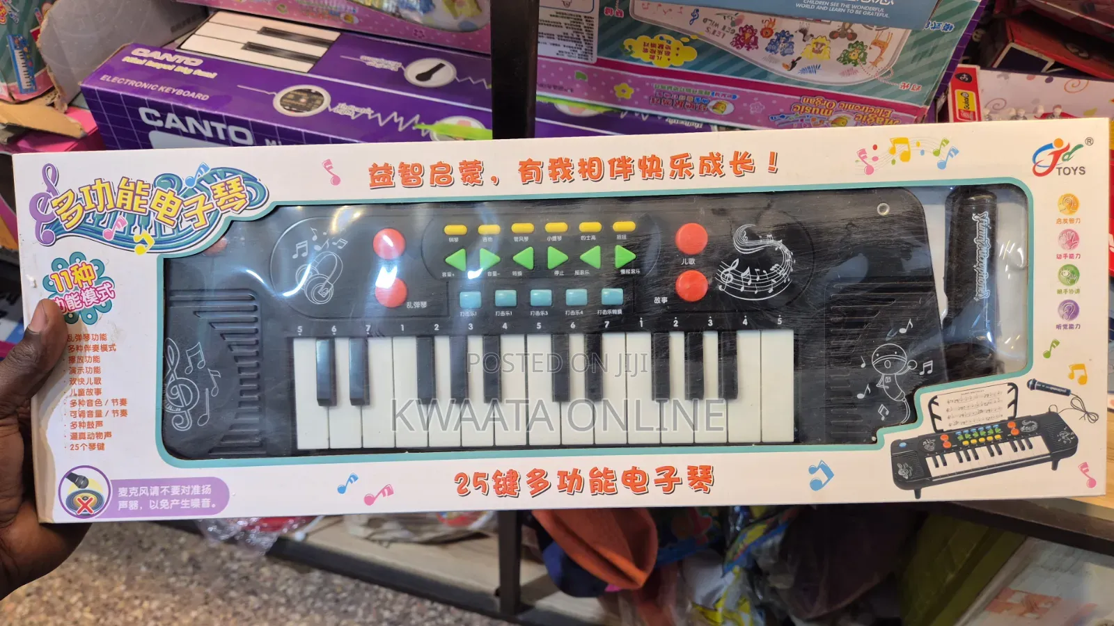 25 Keys Electronic Organ, Kids Keyboard Piano, Musical Instrument