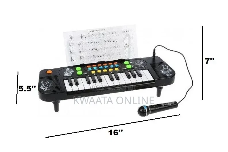25 Keys Electronic Organ, Kids Keyboard Piano, Musical Instrument