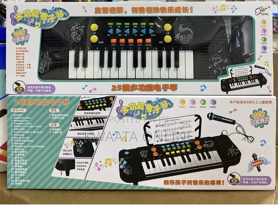 25 Keys Electronic Organ, Kids Keyboard Piano, Musical Instrument