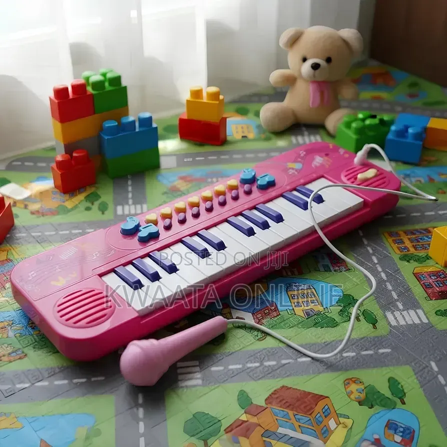 25 Keys Kids Musical Keyboard Piano Toy With Microphone