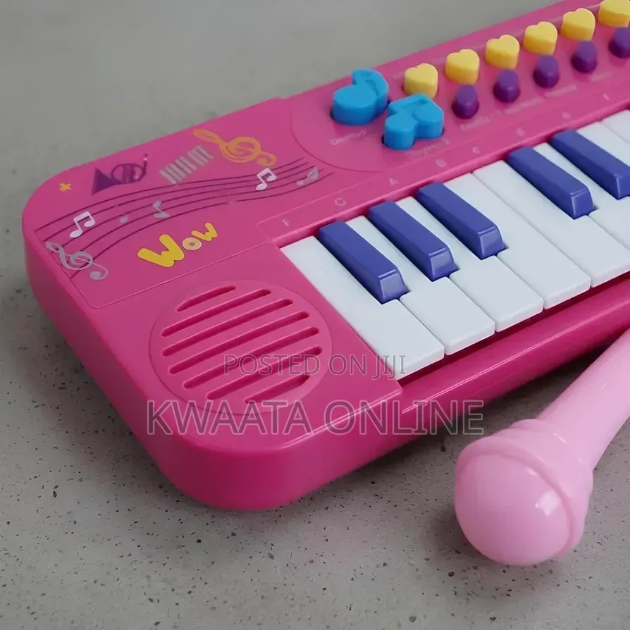 25 Keys Kids Musical Keyboard Piano Toy With Microphone