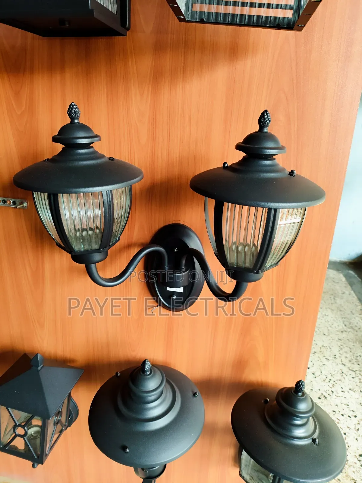 Double Outdoor Security Lights