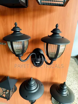 Double Outdoor Security Lights