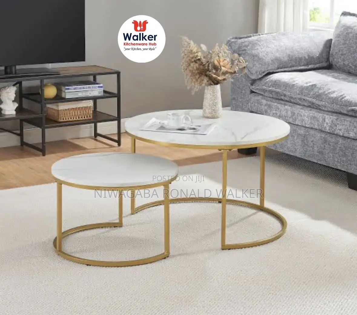 2pc Nested Coffee Tables for Living Room,Suitable for Balcon