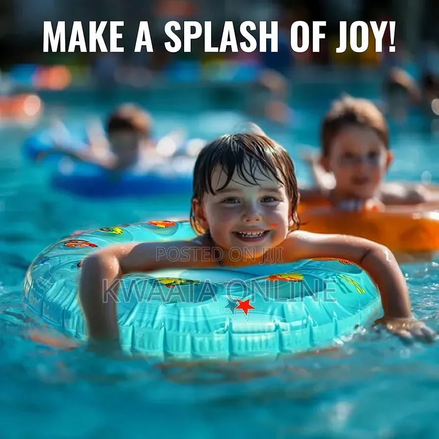 Kids | Anti-Flip Safe Inflatable Swimming Floats, Pool Rings Tube