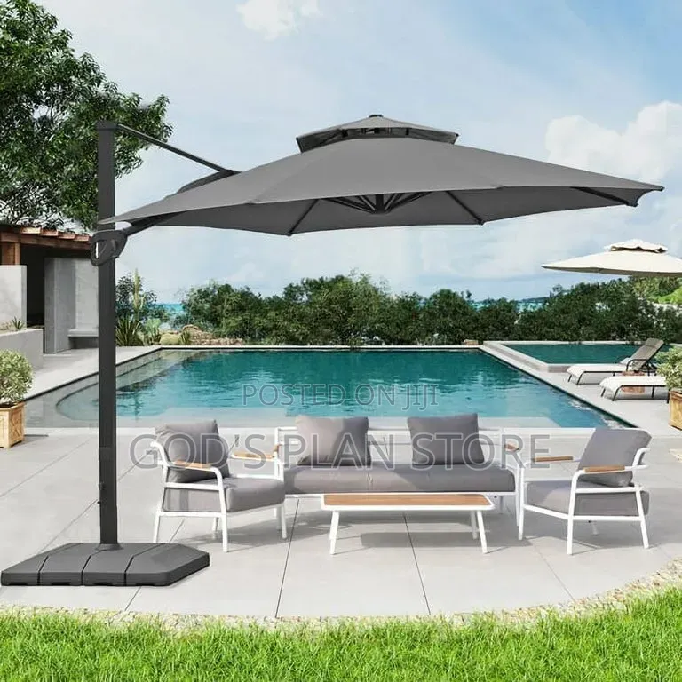 Gray Patio Round Outdoor Beach Umbrellas Beach Umbrellas