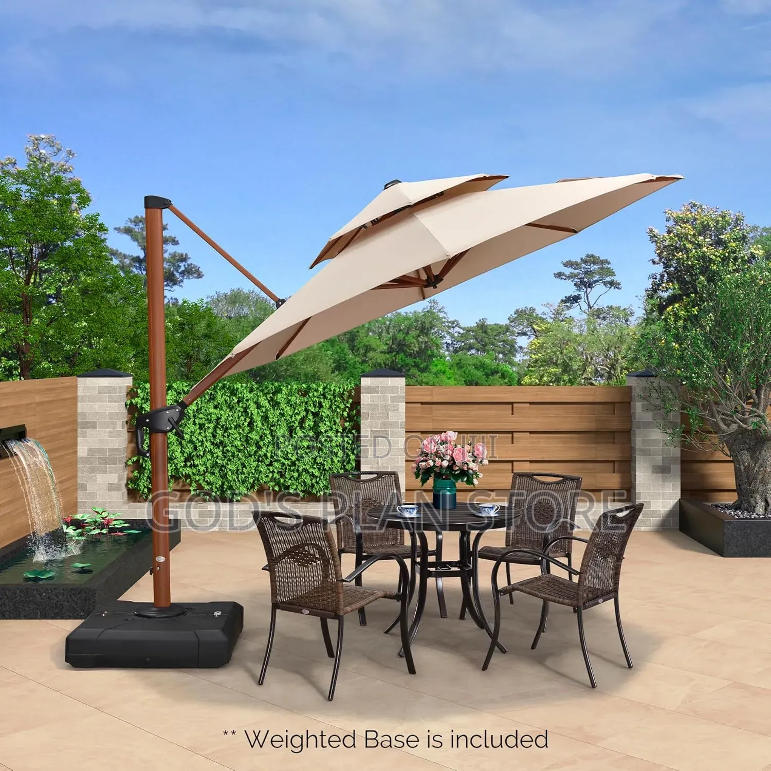80litres Base Patio Outdoor Garden Umbrellas Outdoor Garden Umbrellas