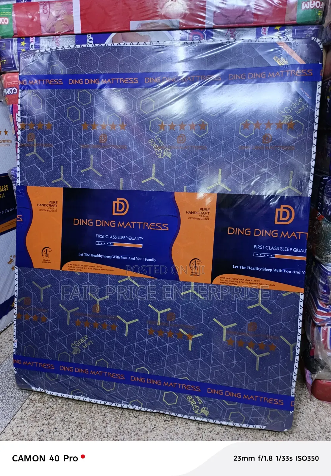 6x6x8 Inches. Fiber Mattresses Grace Foam