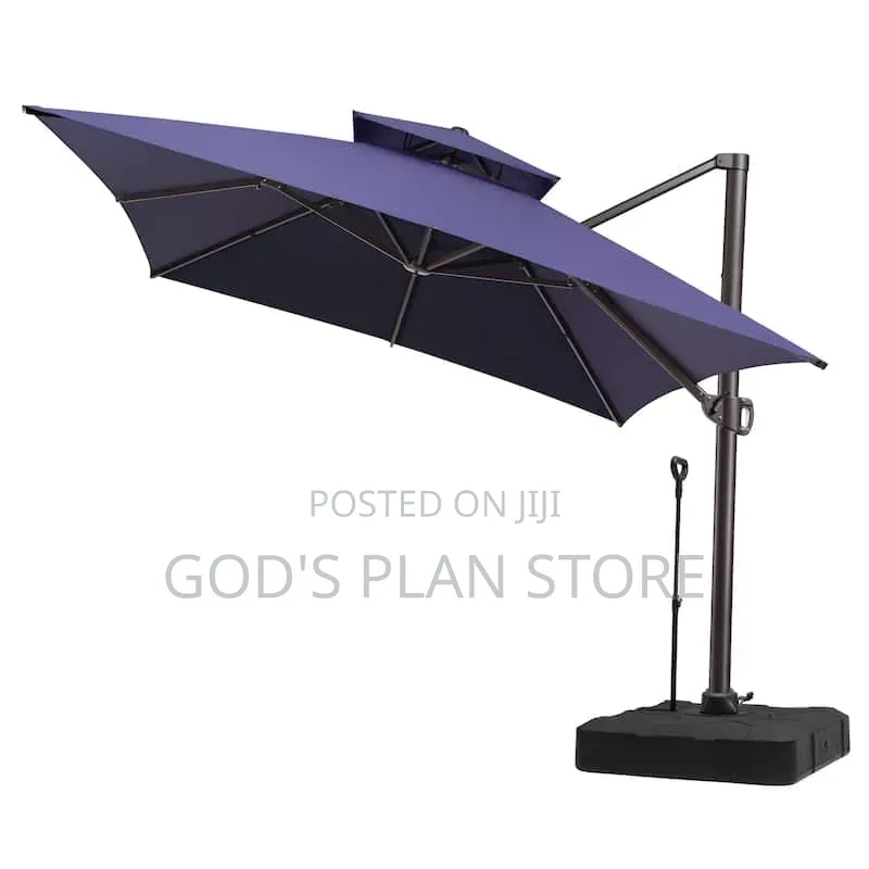 3×3 Purple Outdoor Bar/Beach/Compound Outdoor Garden Umbrellas